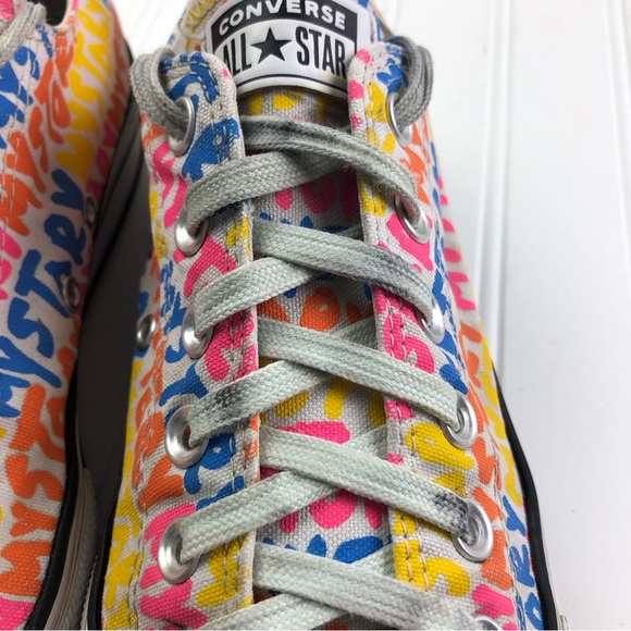 Converse Chuck Taylors Women’s My Story Low Platform Sneakers Sz 9 - Picture 5 of 11